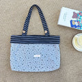 Striped Star Slouchy Tote - DippedShop Wholesale - #7731
