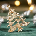 Sparkling Rhinestone Christmas Tree Brooch Pin 6W6JPB59