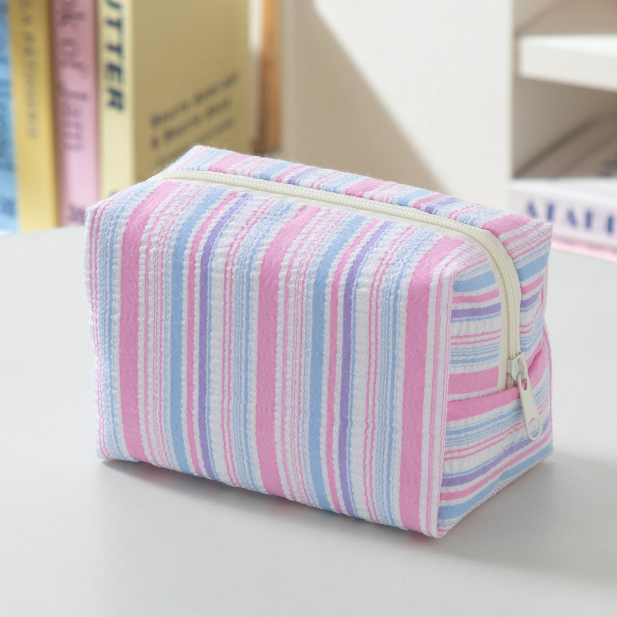 Stylish Color Block Striped Portable - DippedShop Wholesale - #2531