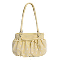 Fresh Polka Dots Bowknot Ruffled Underarm Bag 6W10BBG1381
