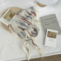 Fashion Leaf Print Waist Belt Silk Scarf MK2BLW6W6NSI53