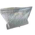 Minimalist Rose Embossed Travel Makeup Bag MK2BW6W10BOB407