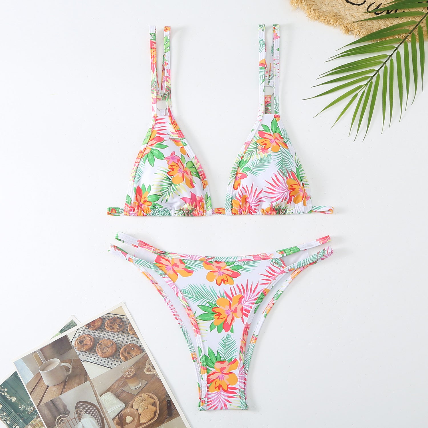 Flower Print Sexy Swimwear - DippedShop Wholesale - #3059
