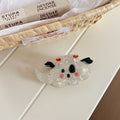 Cute Pumpkin Ghost Halloween Hair Claw 6W6HCP1323