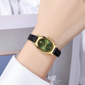 Elegant Oval Dial Analog Quartz Wrist Watch MK2SSAS6W6JWA06