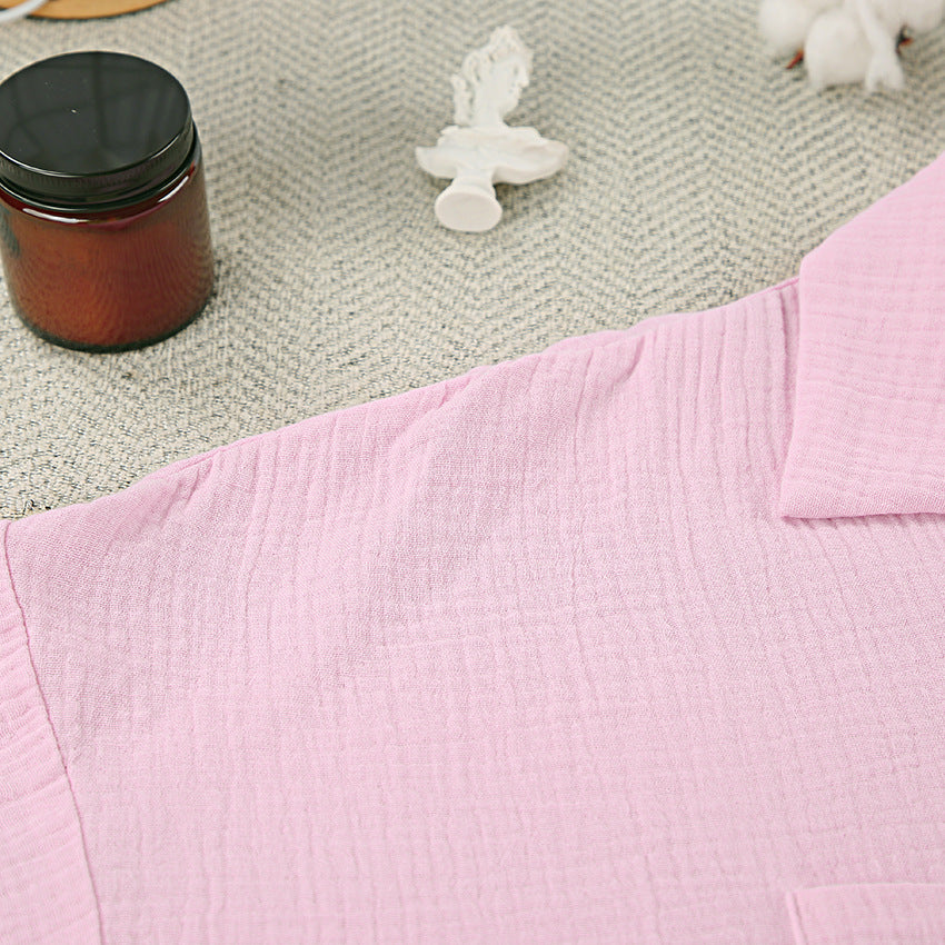 Flounce Solid Homewear Set - DippedShop Wholesale - #0483