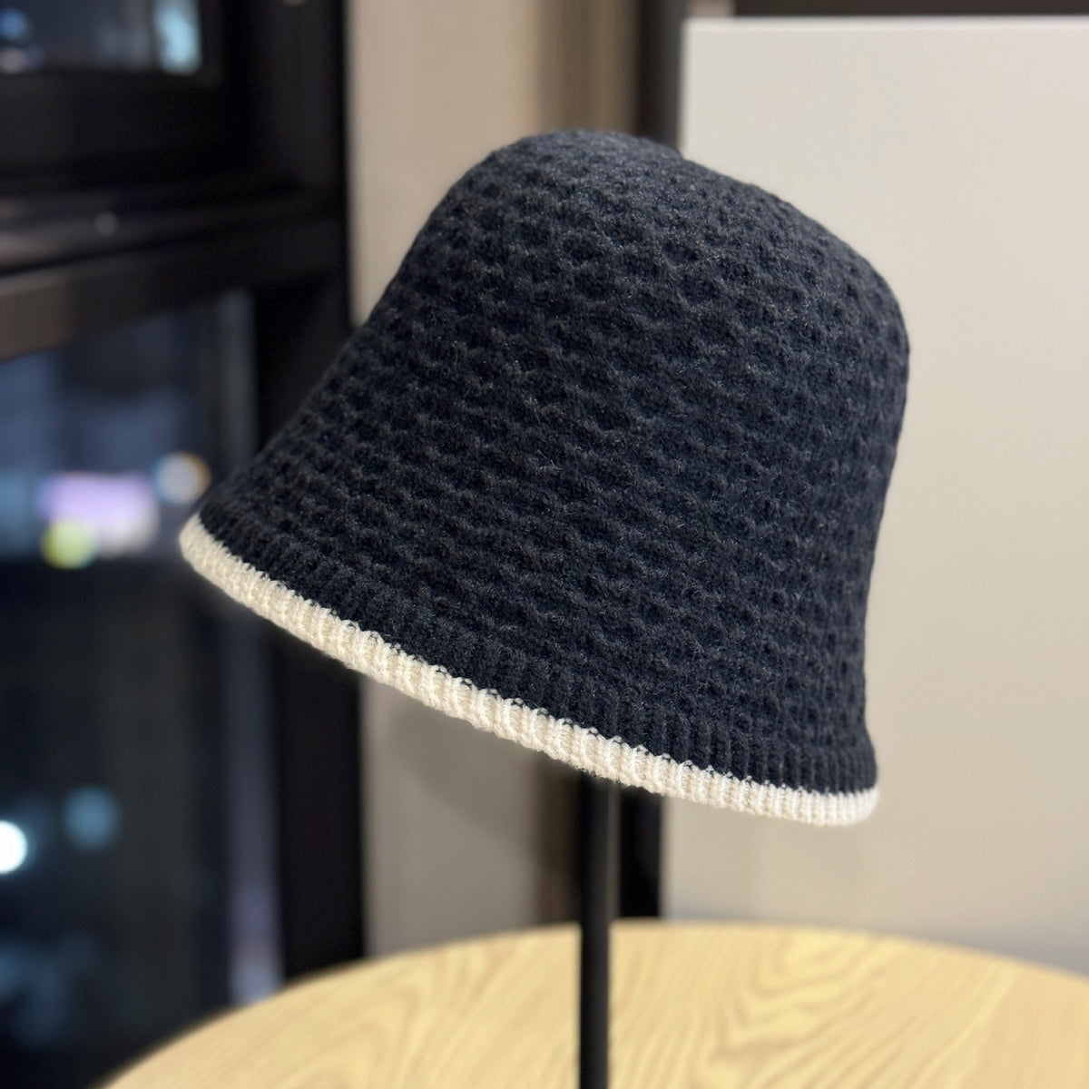 Textured Knit Bucket Hat - DippedShop Wholesale - #6963