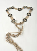 Bohemian Tassel Braided Woven Dress Waist Belt MK2LEEP6W6JBT27