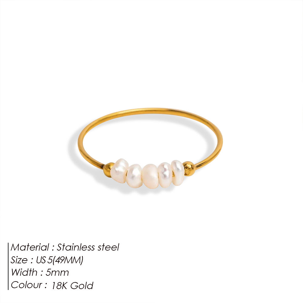 Baroque Pearl Ring - DippedShop Wholesale - #6675