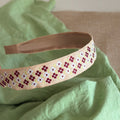 Floral Embroidery Fabric Headband - DippedShop Wholesale - #4643