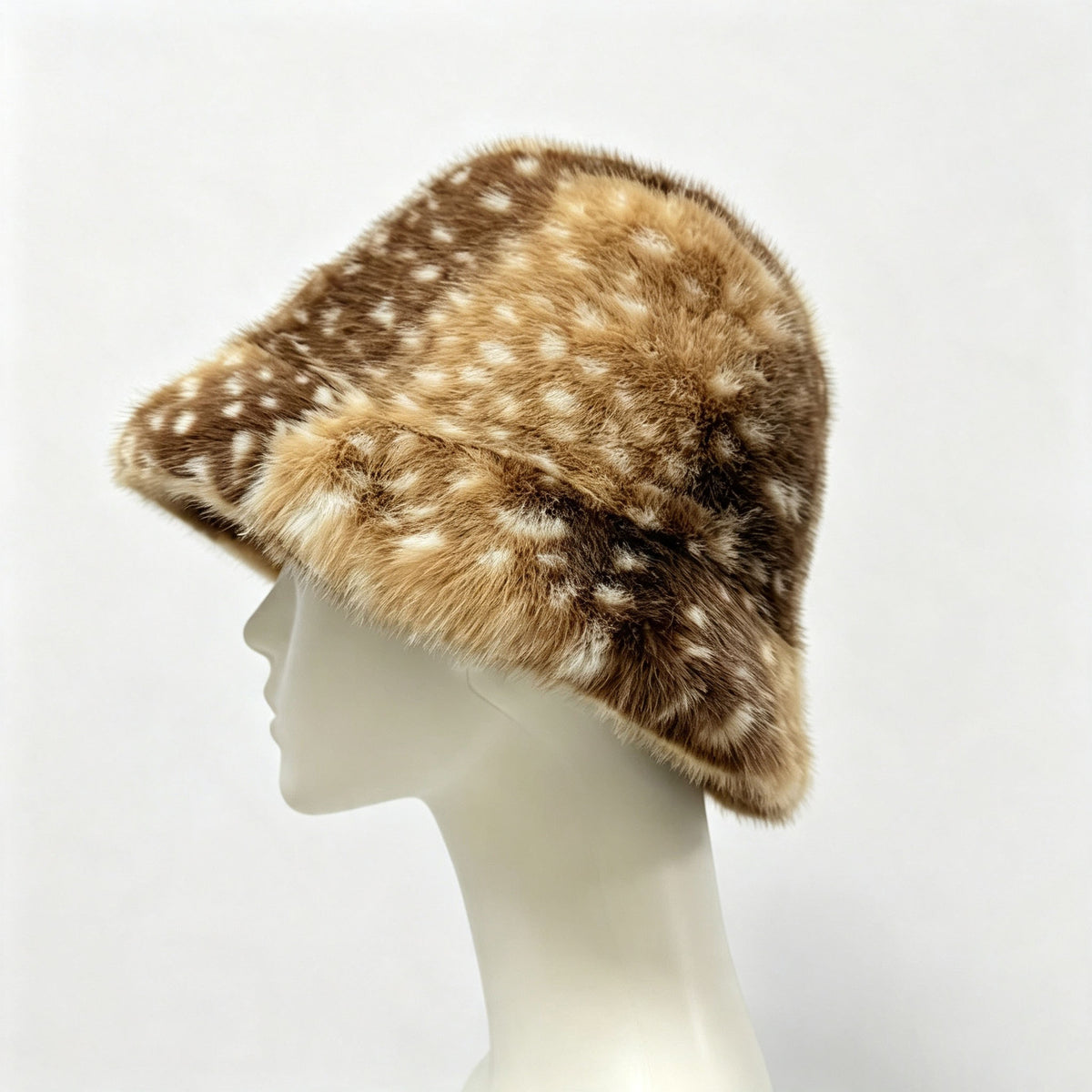 Faux Mink Fur Bucket Hat - DippedShop Wholesale - #4691