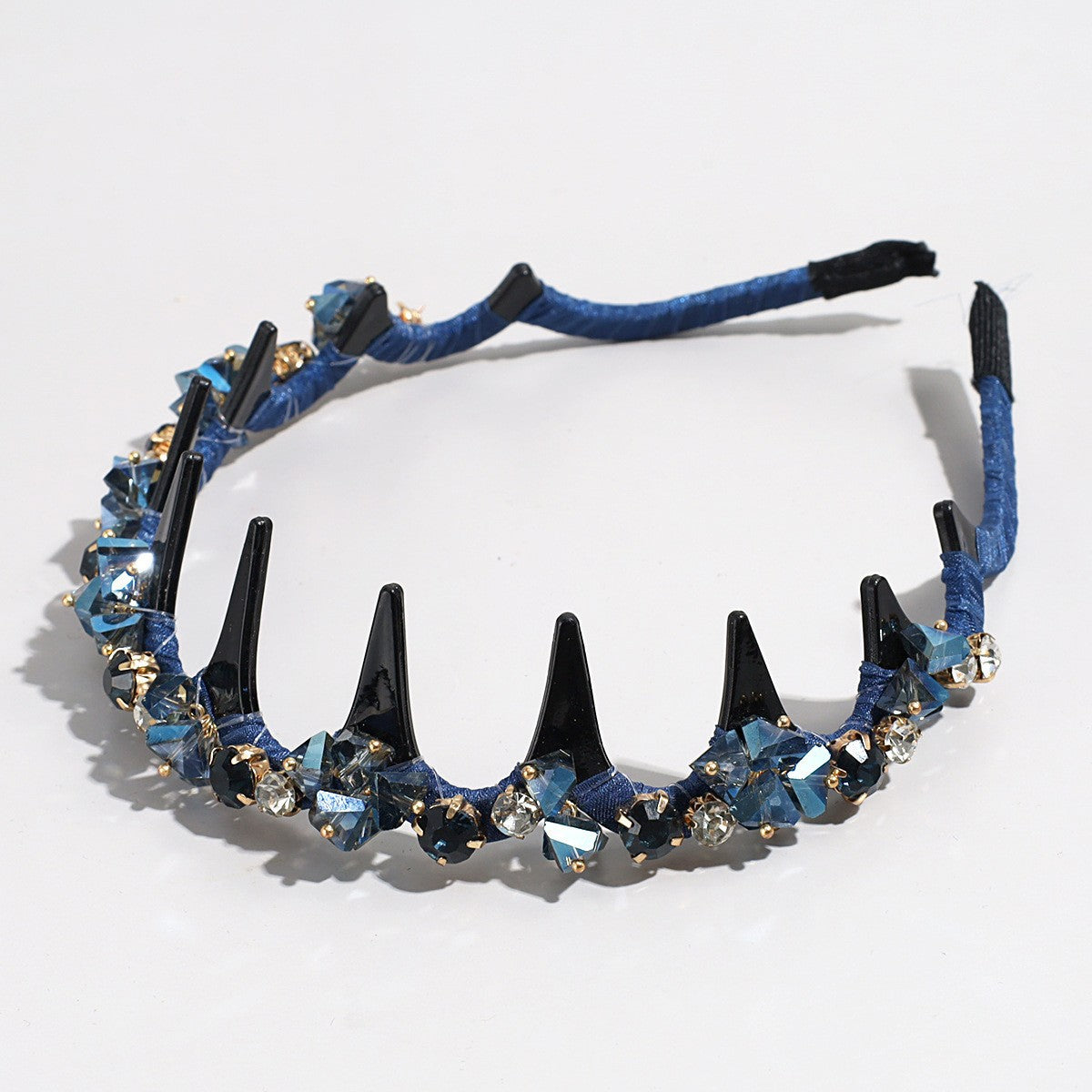 Elegant Crystal Diamond Weave Non Slip Headband MK2SPM6W6HBD03