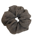 Minimalist Plaid Print Hair Scrunchies 6W6HSR381