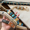 Boho Style Handmade Woven Bead Waist Belt 6W6JBT235