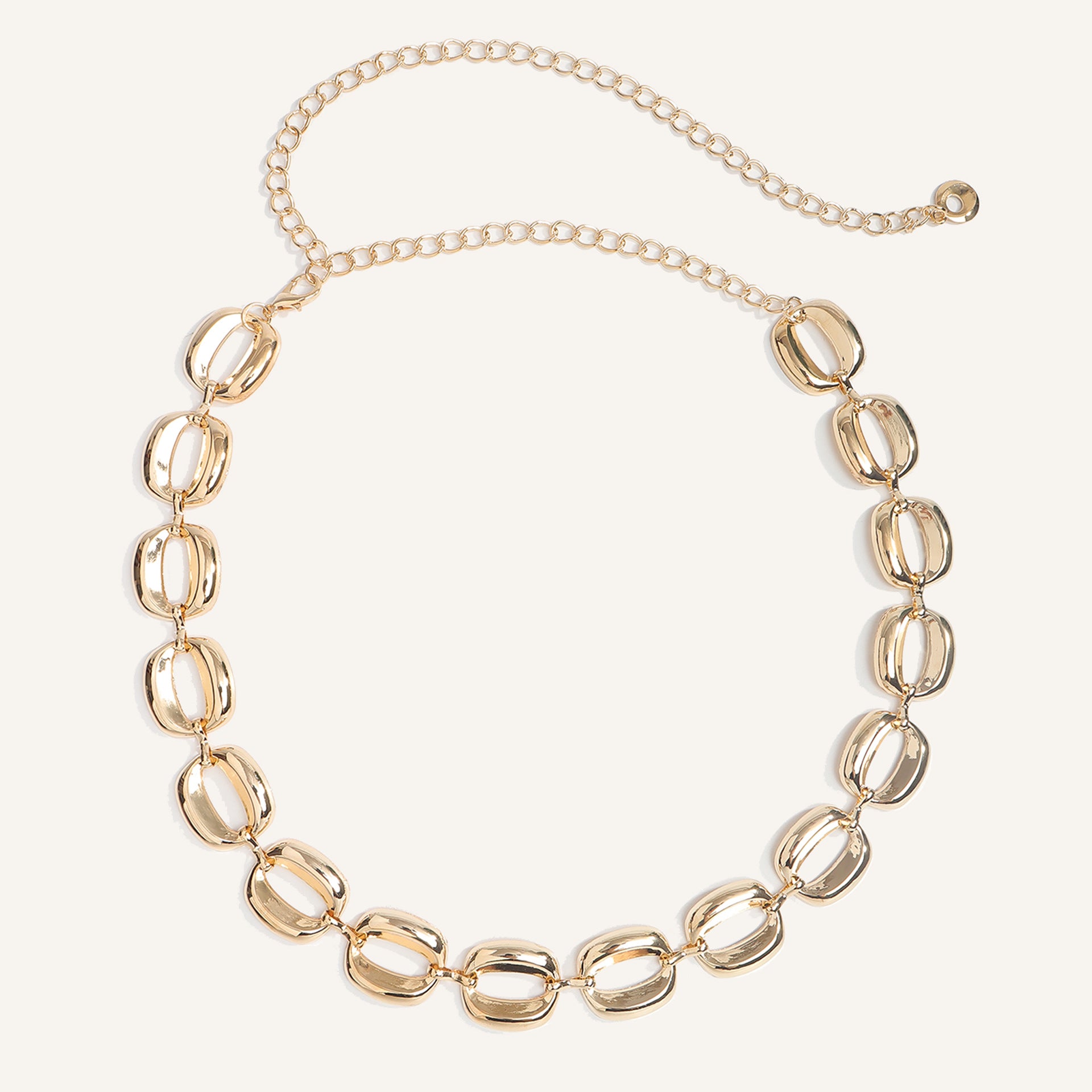 Trendy Round Circle Metal Geom - DippedShop Wholesale - #6675
