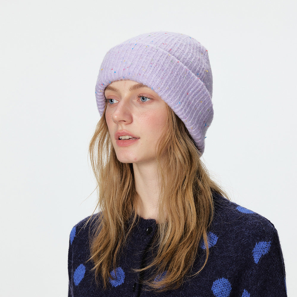 Cuffed Knit Beanie Hat - DippedShop Wholesale - #8979