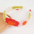 Crochet Flower Head Band - DippedShop Wholesale - #3971