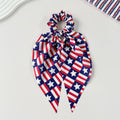 Fashion Star Striped Print Bowknot Hair Tie 8BK6HSR19T