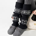 Floral Jacquard Rib Knit Stockings - DippedShop Wholesale - #4947