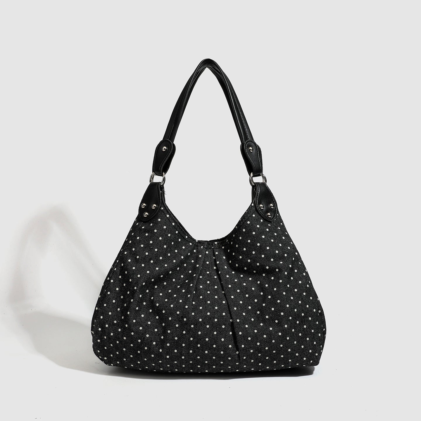Casual Polka Dot Color Block Shoulder Bag 6W10BBG2006