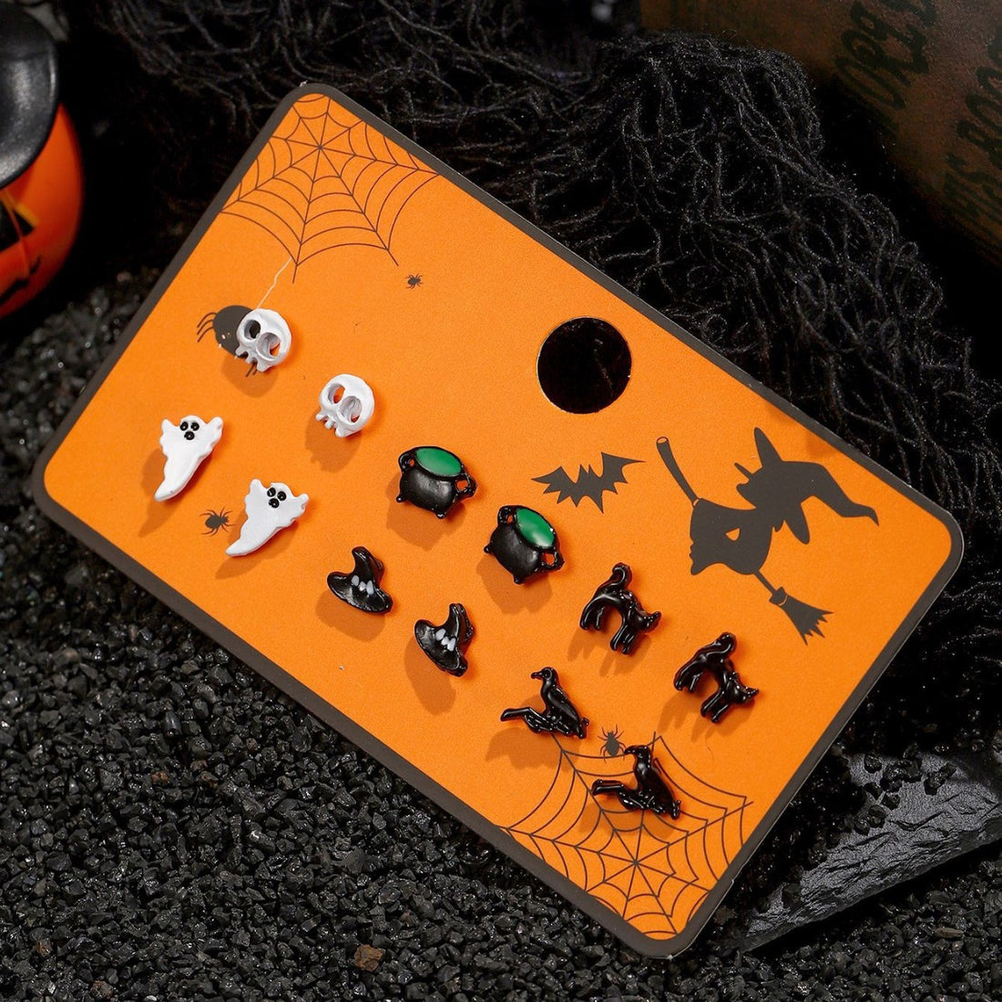 5+ Ghost Darkness Halloween Earrings DPJE2723