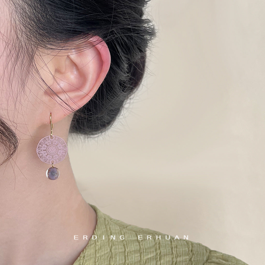 Ethnic Enamel Earrings - DippedShop Wholesale - #0371