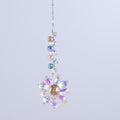 Colorful Crystal Ball Chain Floral Pendant Suncatchers MK2CZAS6H7HLS70
