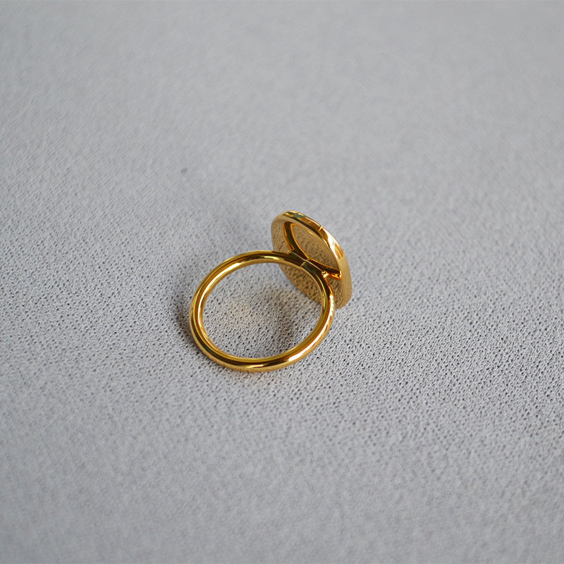 Coconut Tree Enamel Ring - DippedShop Wholesale - #5091