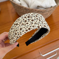 Vintage Floral Polka Dot Wide Headband 6W6HBD280