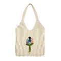 Crochet Floral Shoulder Bag - DippedShop Wholesale - #6531