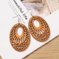 Wooden Butterfly Dangle Earrings - DippedShop Wholesale - #4563