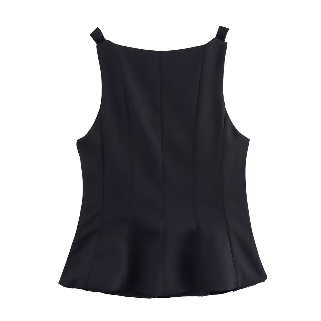 Elegant Peplum Bow Strap Tank Top DP25D429