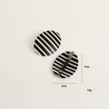 Cute Color Contrast Striped Acetate hair Clip 8AS6HCP321T