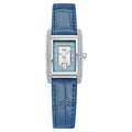 Vintage Rhinestone Square Dial Leather Strap Quartz Watch MK2SSAS6W6JWA07