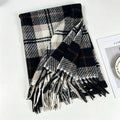 Tartan Plaid Tassel Scarf - DippedShop Wholesale - #6675