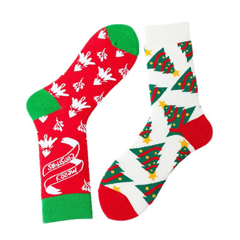 Classic Christmas Printed Crew Socks 6W8FSO910