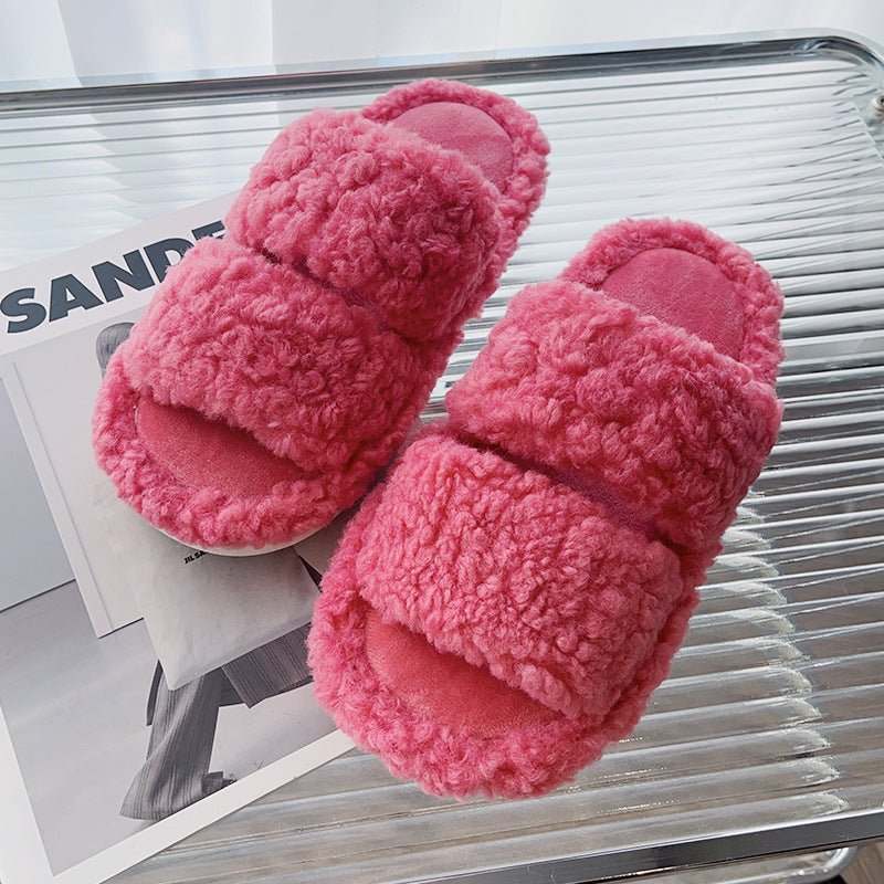 Fluffy Fuzzy Slippers - DippedShop Wholesale - #3971