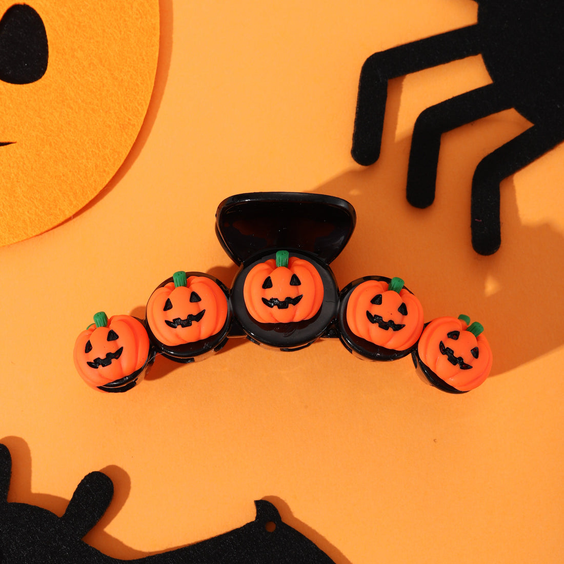 3+ Halloween Pumpkin Cute Hair Claws DPJC2632