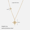 Elegant Gold Plated Rhinestones Sunflower Pendant Necklace 6W6JNC630