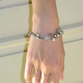 Classic Muti-Layered Pearl Beaded Chain Bracelet 6W6JBR364