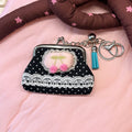 Floral Polka Dot Coin Purse - DippedShop Wholesale - #8995
