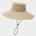 Summer Travel Hiking Large Wide Brim Fisherman Hat 8BK6HAT171T