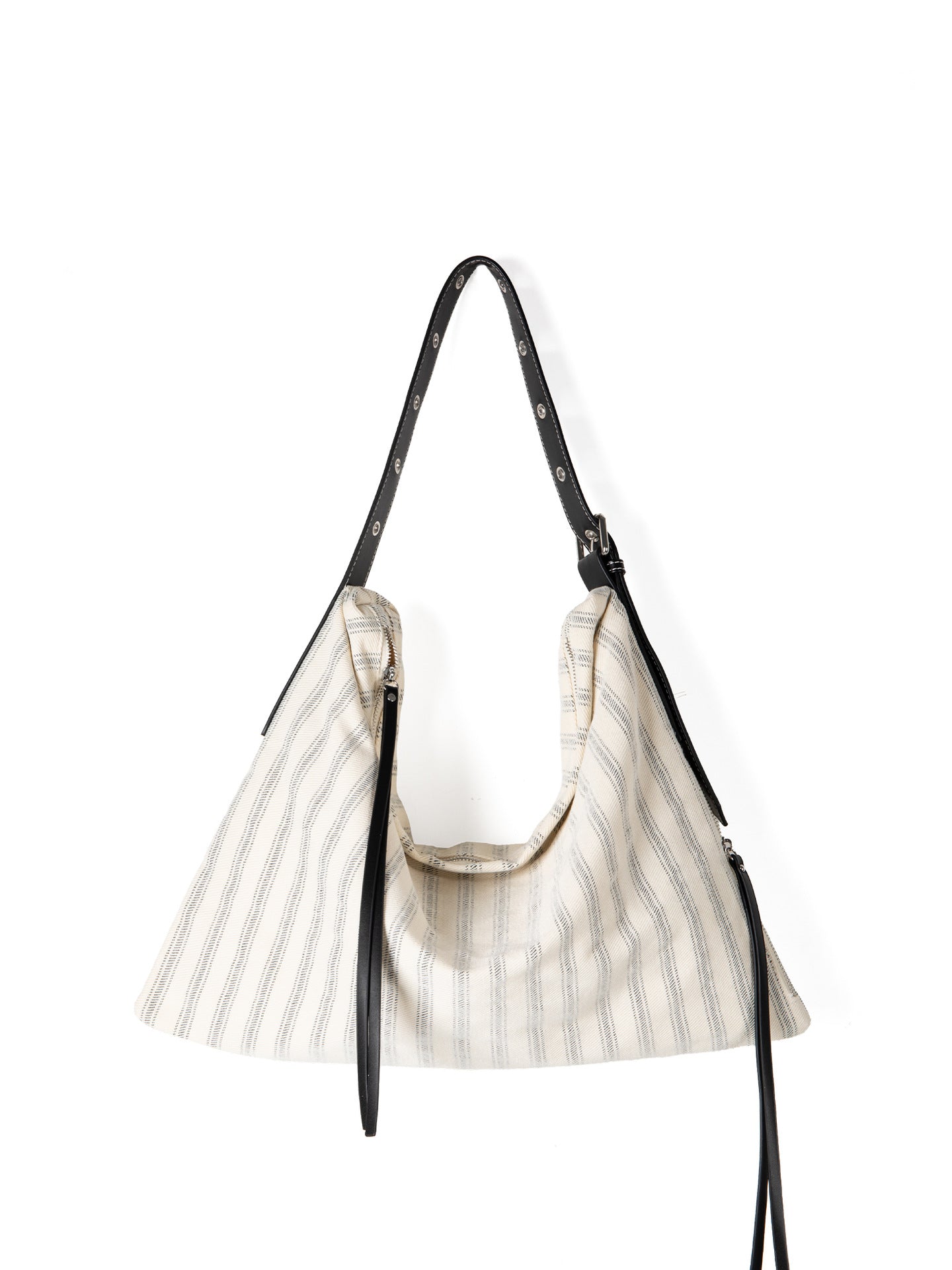 Trendy Striped Print Large Capacity Shoulder Bag 6W10BBG1366