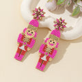 Soldier Pendant Dangle Earrings - DippedShop Wholesale - #7331