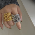 Vintage Gold Plated Firework Open Statement Ring 6W6JRG300