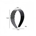 Minimalist Polka Dots Acetate Wide Headband MK2PIM6W6HBD61