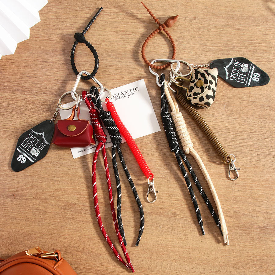 Leather Mini Keychain Bag - DippedShop Wholesale - #4211