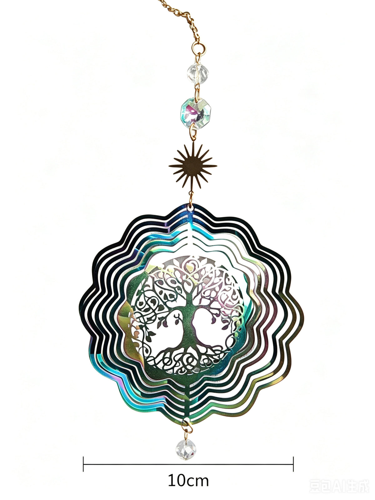 Tree-of-Life 3D Kinetic Metal Wind Spinner 6H7HLS210