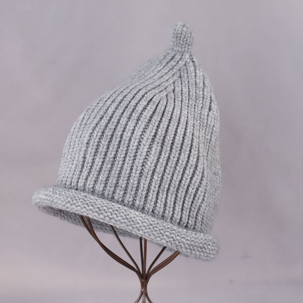 Cute Pointed Top Knit Bucket Hat 6W6HAT703