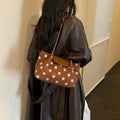 Retro Polka Dots Large Capacity Shoulder Bag 6W10BBG1923